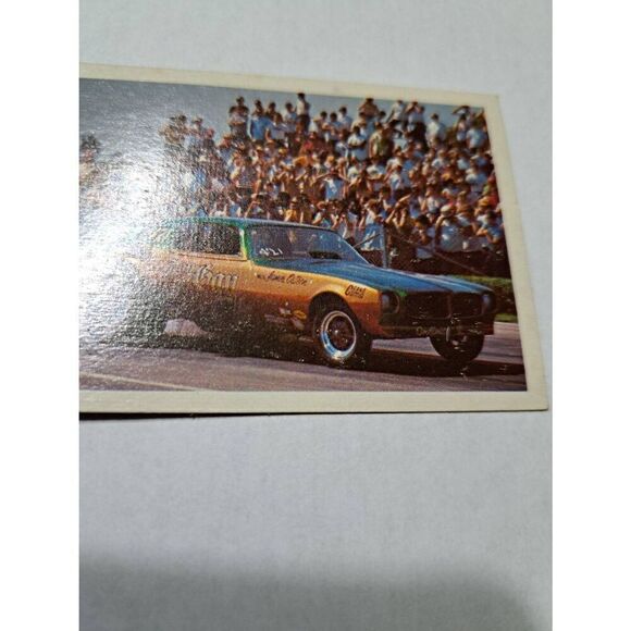 Vintage 1971 Don & Roy Gays Firebird Funny Car Race Car Fleer Trading Cards - Picture 2 of 3